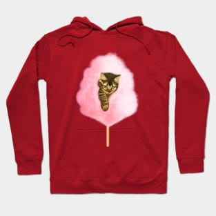 Cotton candy cat Hoodie